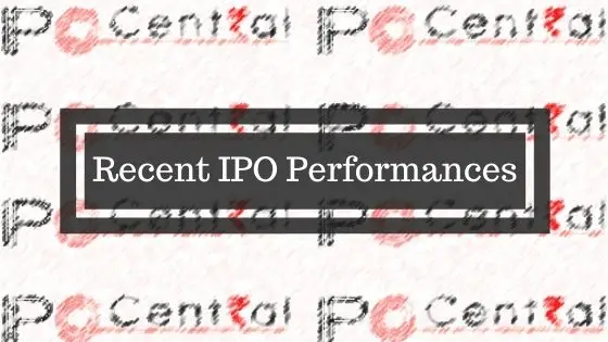 Performance of Recent IPOs & Best IPO of recent years