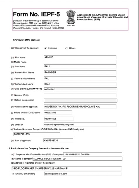 IEPF Form 5: All about claiming unclaimed dividend and shares