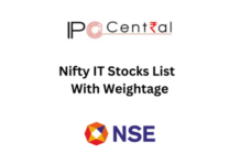 Nifty IT Stock List With Weightage