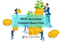 HDFC Securities Unlisted Share Price