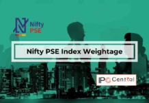 Nifty PSE Stocks Weightage