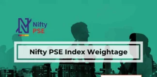 Nifty PSE Stocks Weightage