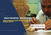 Usha Financial Services IPO