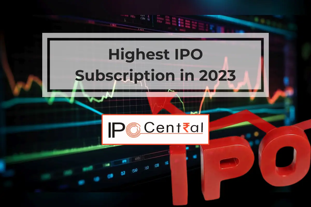 Highest IPO Subscription in 2023