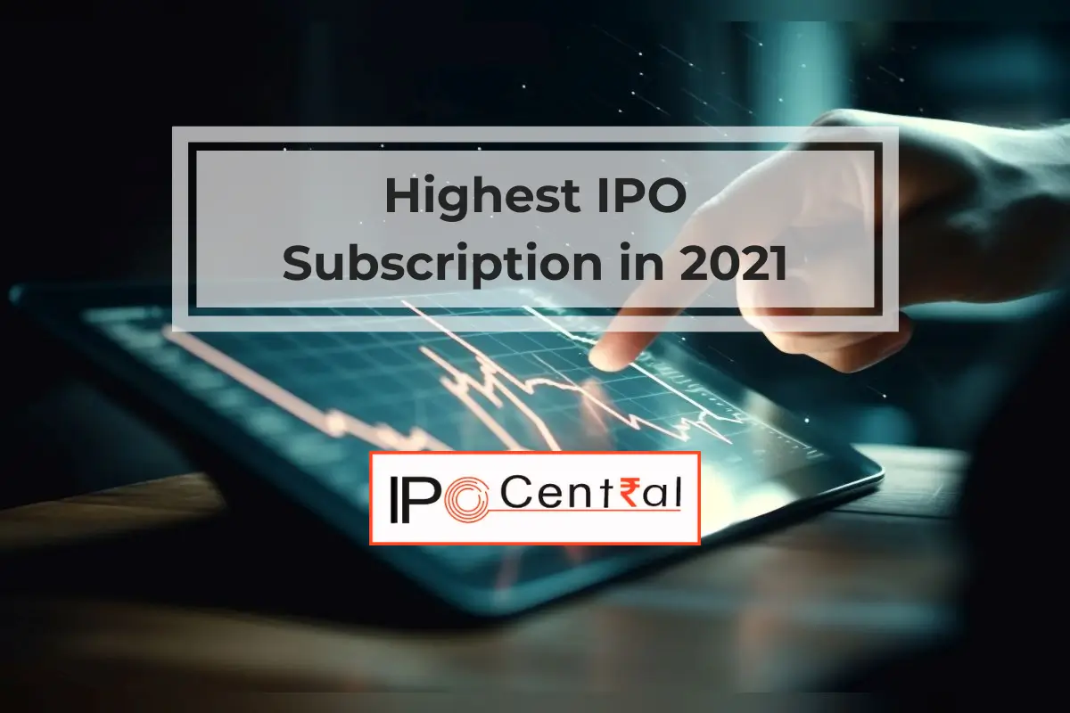 Highest IPO subscription in 2021