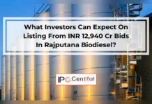 Rajputana Biodiesel IPO listing price