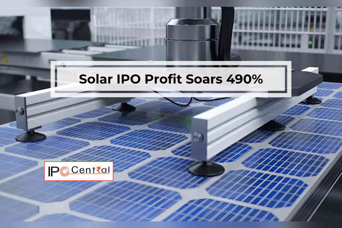 Recently-listed Solar Play Reports 490% Jump in Earnings, Bag INR 1,460 Cr Orders 1 Solar IPO Profit Soars 490%