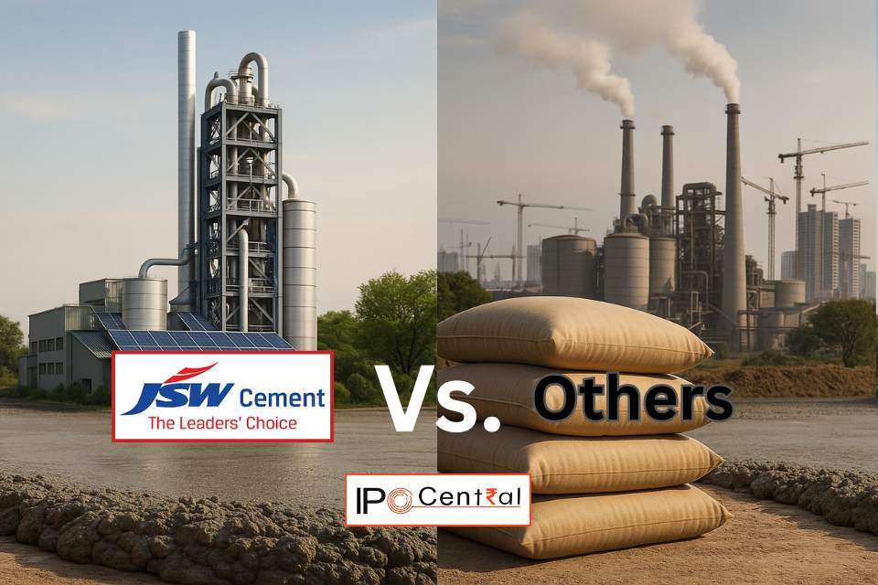 JSW Cement Vs Peers