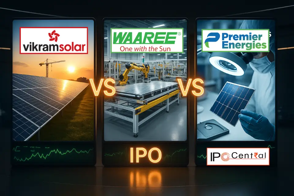 Vikram Solar vs Waaree vs Premier Energies