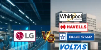 LG India IPO Peer Comparison