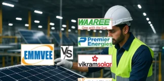 Emmvee Vs Waaree Vs Premier Vs Vikram Solar