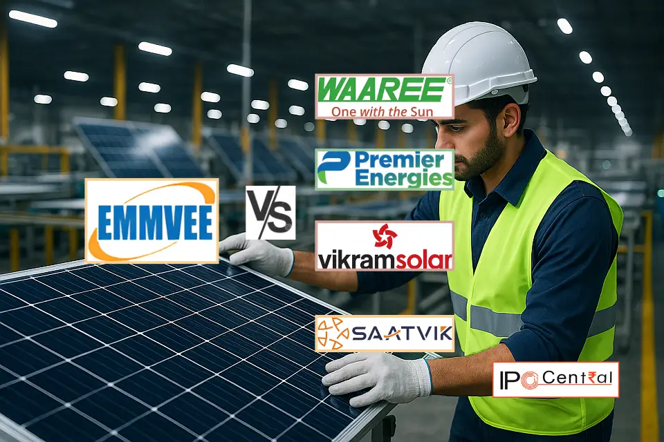 Emmvee Vs Waaree Vs Premier Vs Vikram Solar