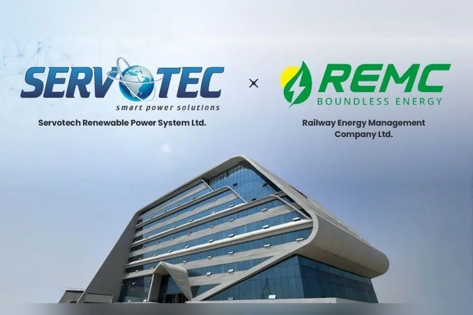 Servotech Bags ₹16.3 Cr Solar EPC Project from Railway Energy Management Company 1 Servotech's Solar Project from REMCL