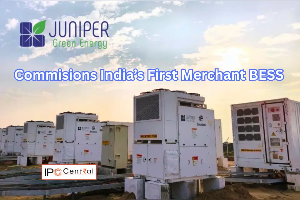 Juniper Green Energy Commisions India’s First merchant BESS