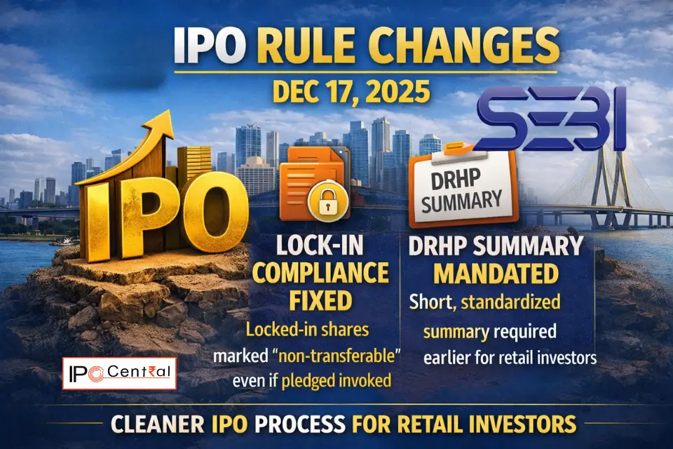SEBI Board Meeting: IPO Lock-in Rules Get Cleaner, Compliance Gets Lighter 1 SEBI Board Meeting