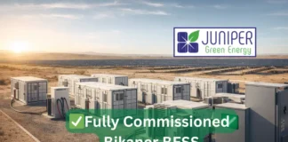 Juniper Green Merchant BESS full Commissioning