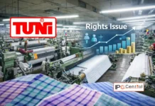 Tuni Textile Rights Issue Record Date