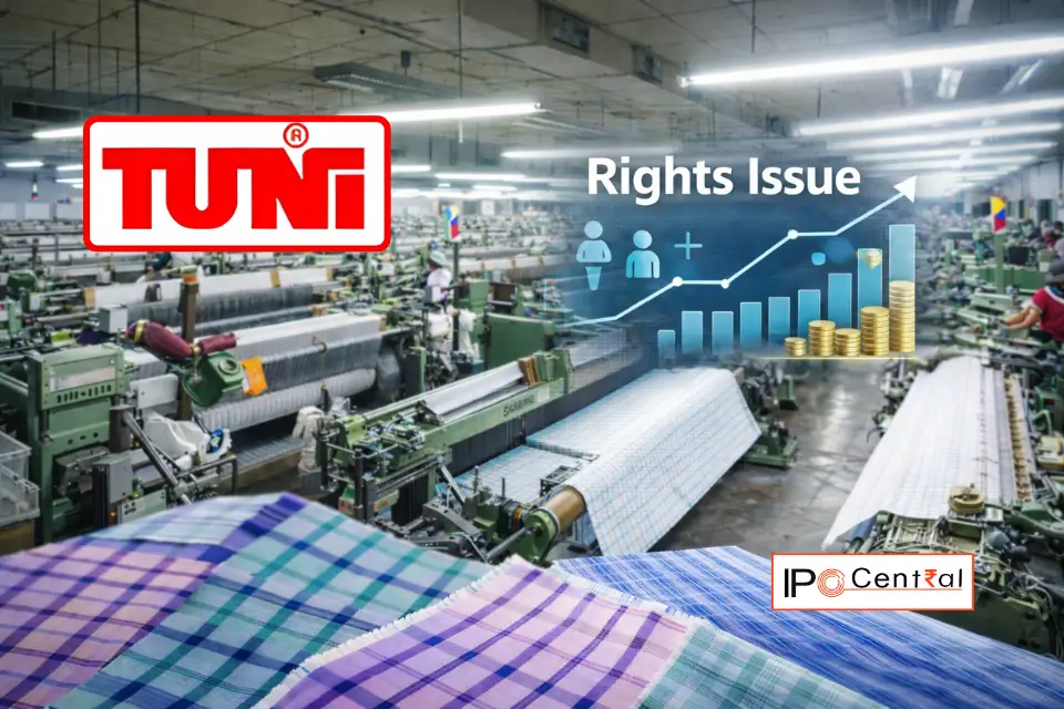 Tuni Textile Rights Issue Record Date